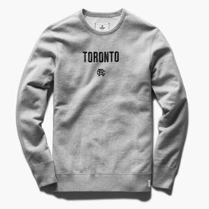 Reigning Champ The City Pack Collection Toronto Grey Crew Neck - Men